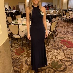 Navy Blue Formal Dress